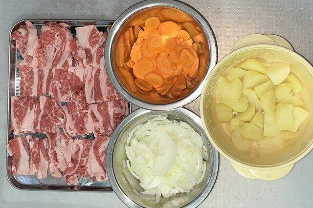 写真:材料の準備