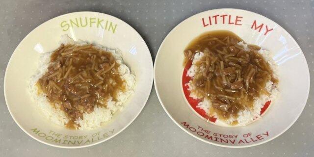 写真:「ルース飯」の完成