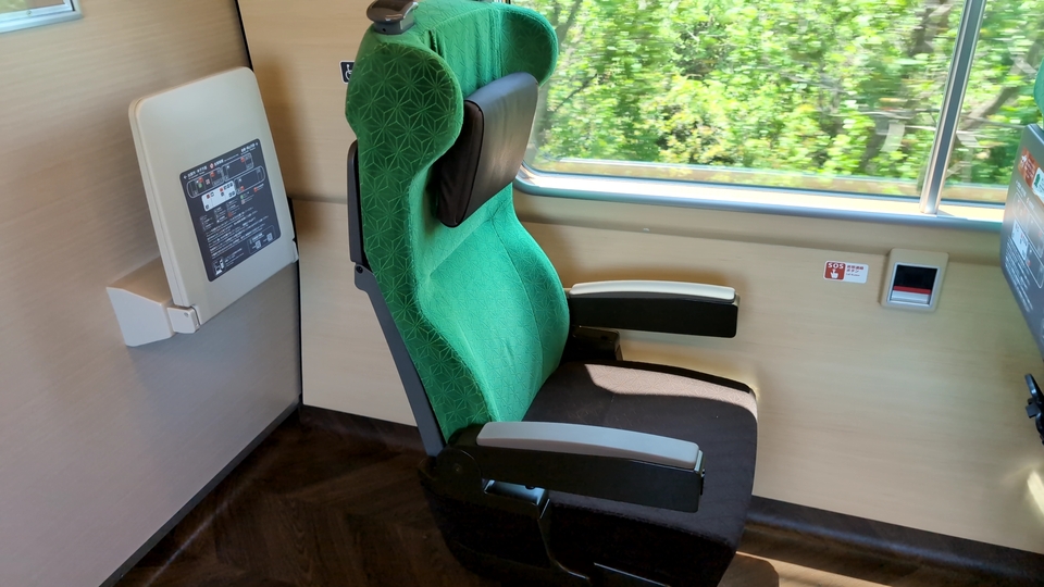 特急やくも号の車椅子対応座席
