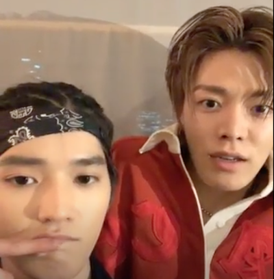 nct127 テヨンとユウタの画像