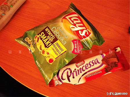 ポーランドのスーパーの菓子