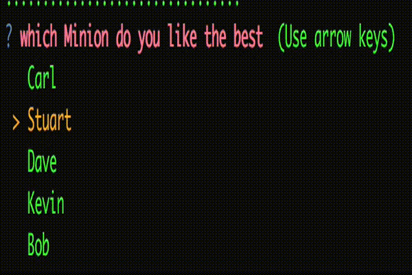 Python Prompt Toolkitで対話的な選択コマンドを作る - Stimulator