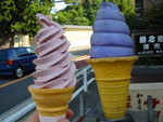 紫いもソフト