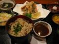 グルクンの竜田揚げ定食(私)