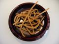 つまみに最適「揚げそば」です