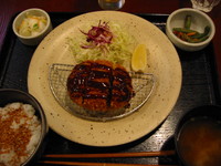 メンツカツ定食（オット）