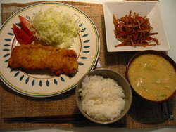 とんかつ久し振り。