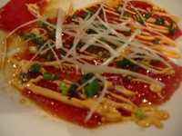 マグロのカルパッチョ(だん家)