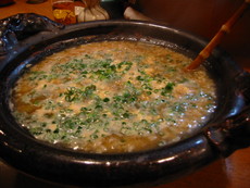 雑炊も食べて明日はお肌プルプルです