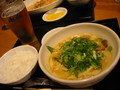 千吉カレーうどん 青ねぎトッピング
