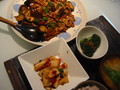 茄子と豚肉の甘酢炒め