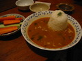 野菜スティック＆タイレッドカレー