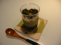 抹茶と小豆のゼリー