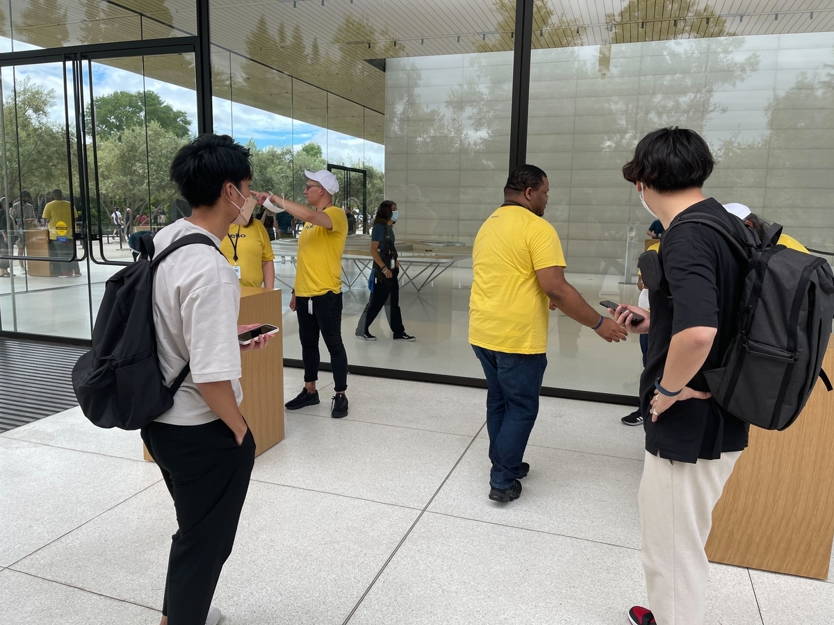 Special Event at Apple Park前日の会場の様子