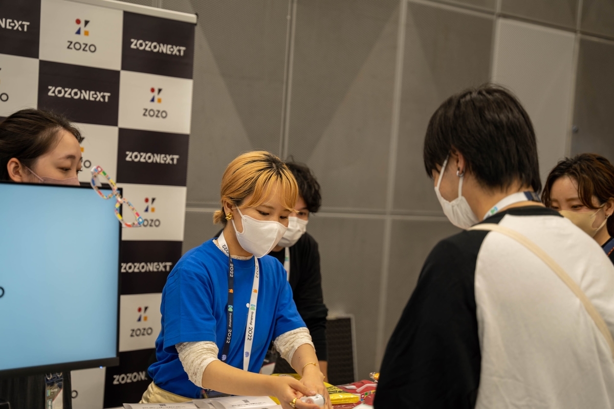 ZOZOブースの様子