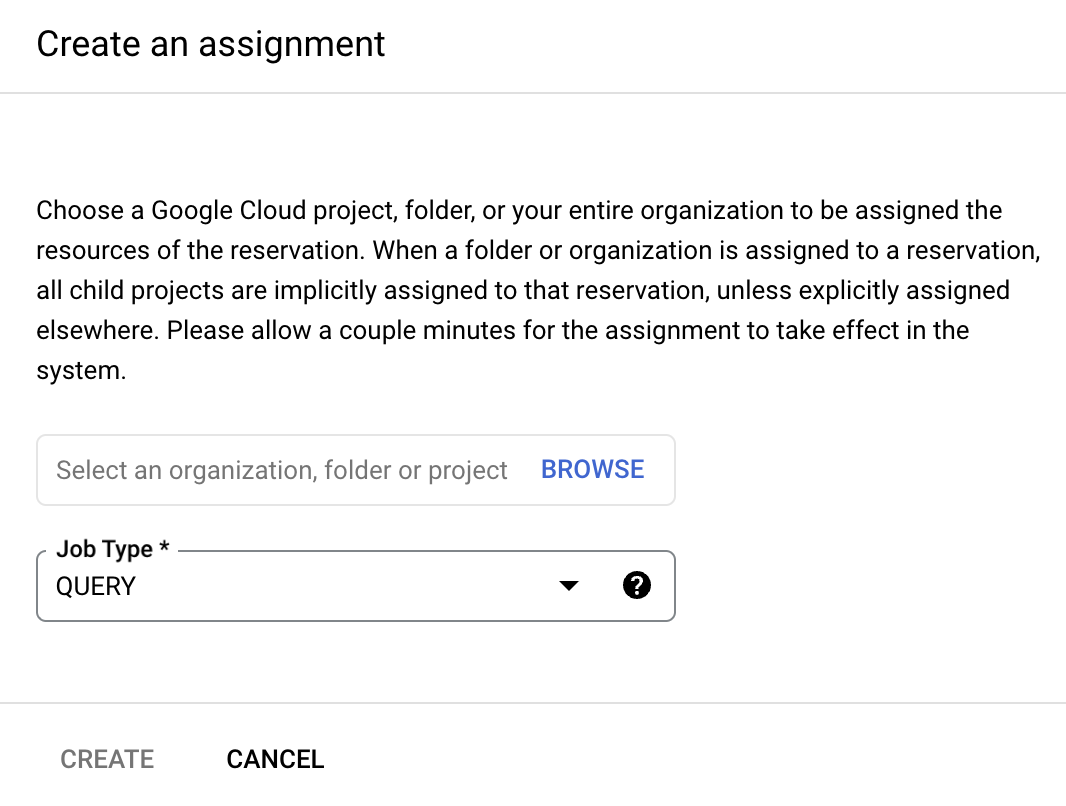 Reservationへprojectを割り当てる