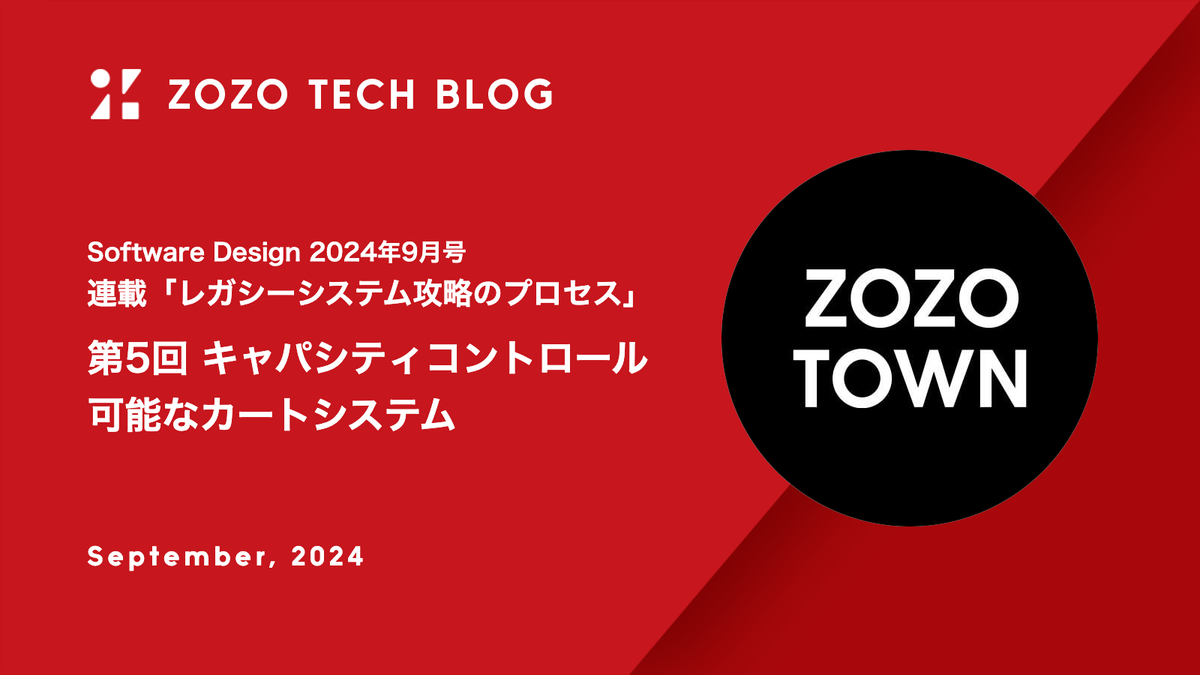 Software Design 2024年9月号 連載「レガシーシステム攻略のプロセス」第5回 キャパシティコントロール可能なカートシステム