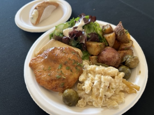 Day 2 lunch plate