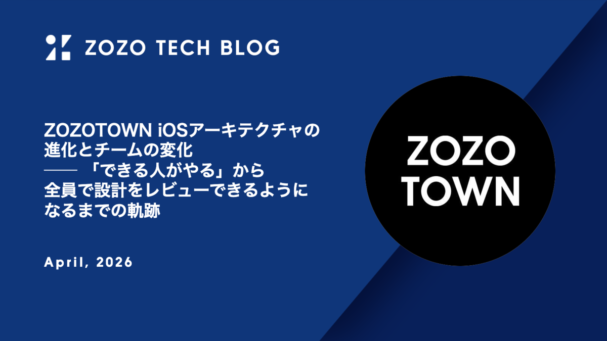 ZOZOTOWN iOSアーキテクチャの進化とチームの変化 ── 「できる人がやる」から全員で設計をレビューできるようになるまでの軌跡