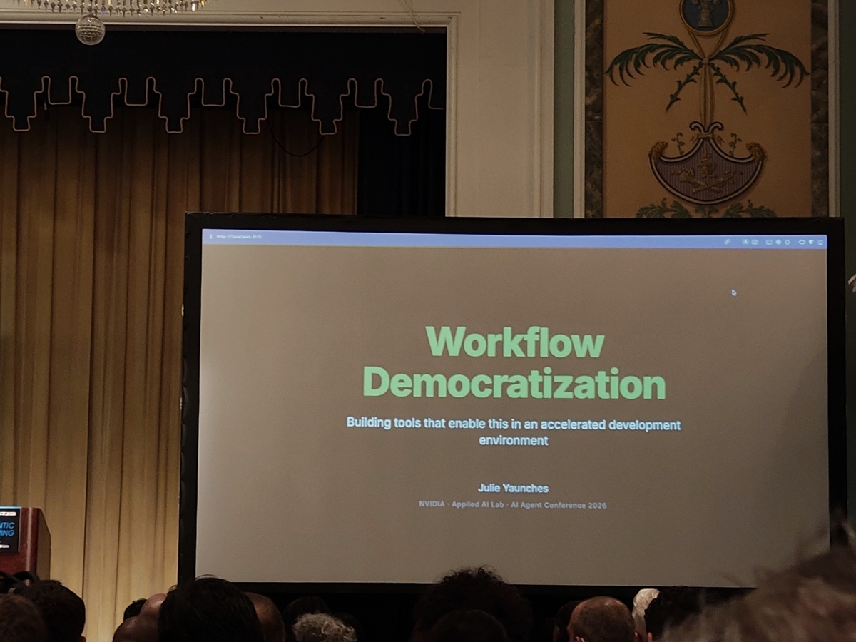 Workflow Democratizationのセッションの様子