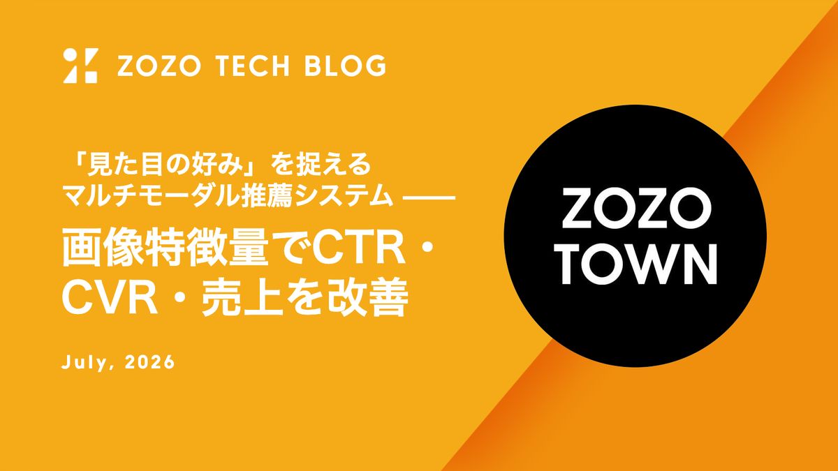「見た目の好み」を捉えるマルチモーダル推薦システム —— 画像特徴量でCTR・CVR・売上を改善