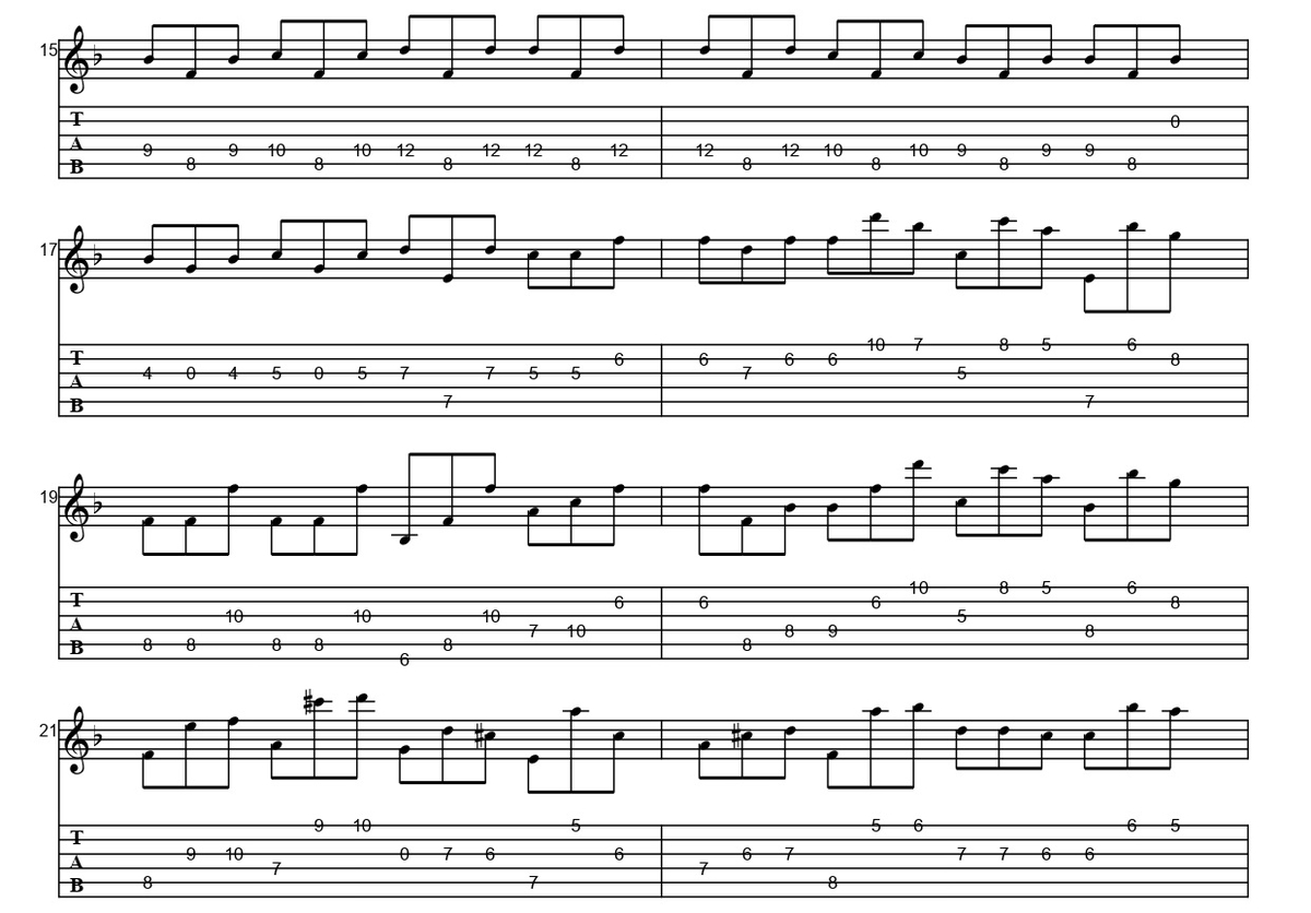 Tab譜 レクイエム 涙の日 Requiem Lacrimosa ギター バキバキ無職べべのtab譜ブログ