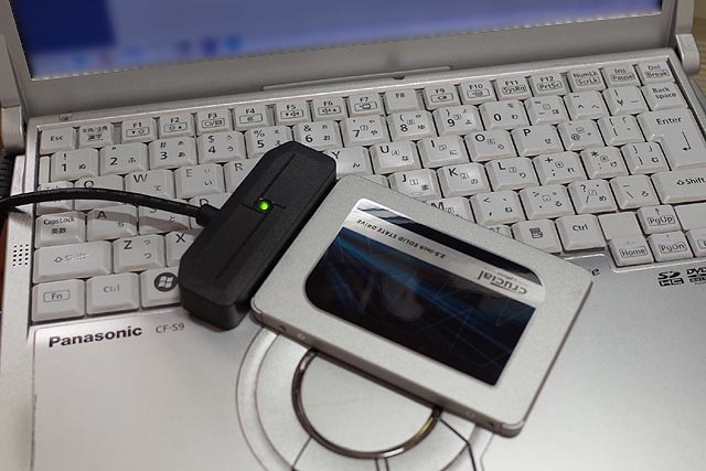 Panasonic CF-F9 動作品 SSD換装可 荒天の連休はSSD→SSDに換装作業をしよう・Panasonic CF-S9編 - VFRで