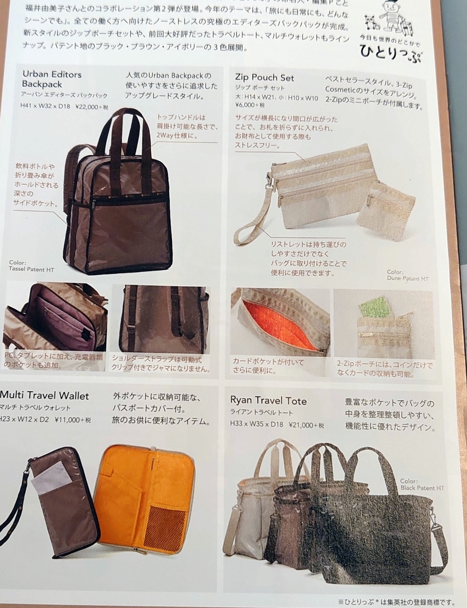 ひとりっぷ　レスポートサック　⭐︎ANAレスポートサックショルダーのおまけ付き ひとりっぷ×レスポートサック×ANA トリプルコラボバッグ 機内販売
