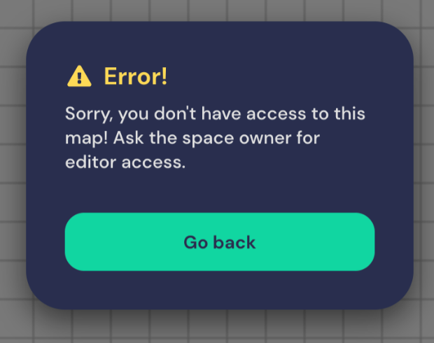 Mapmaker error