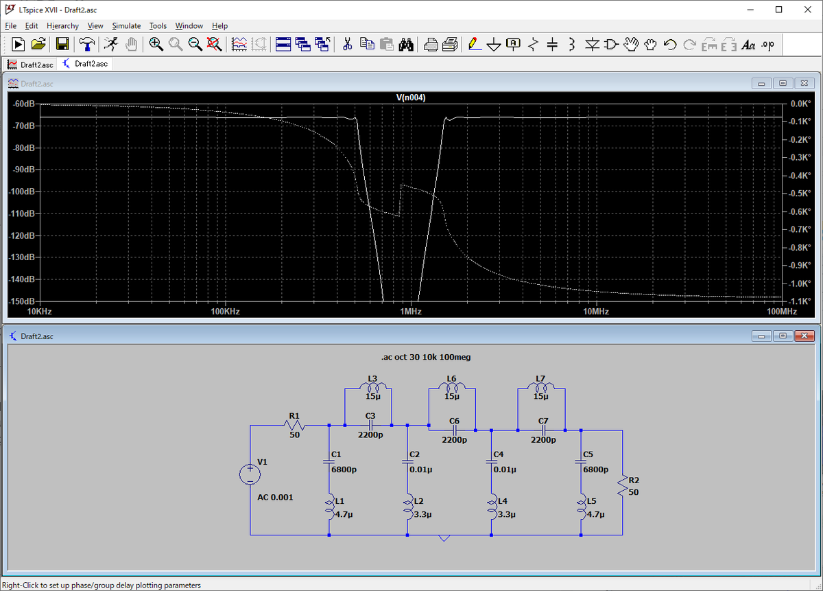 中波AM放送のみ遮断するBEF (Band Eliminate Filter) を作った - 働きたくない