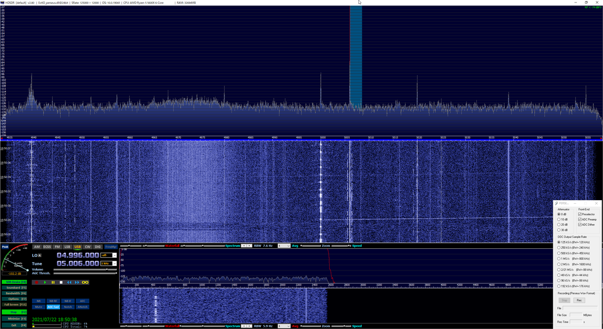 受信記録(固定)(4MHz~9MHz) - 働きたくない 受信記録(固定)(4MHz~9MHz) - 働きたくない