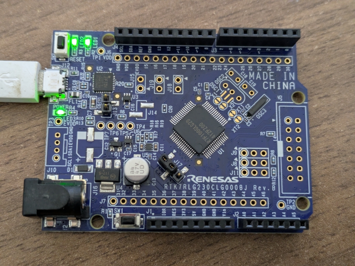 [RL78] (1) RL78/G23 Fast Prototyping Board 動作確認のLチカ - 働きたくない