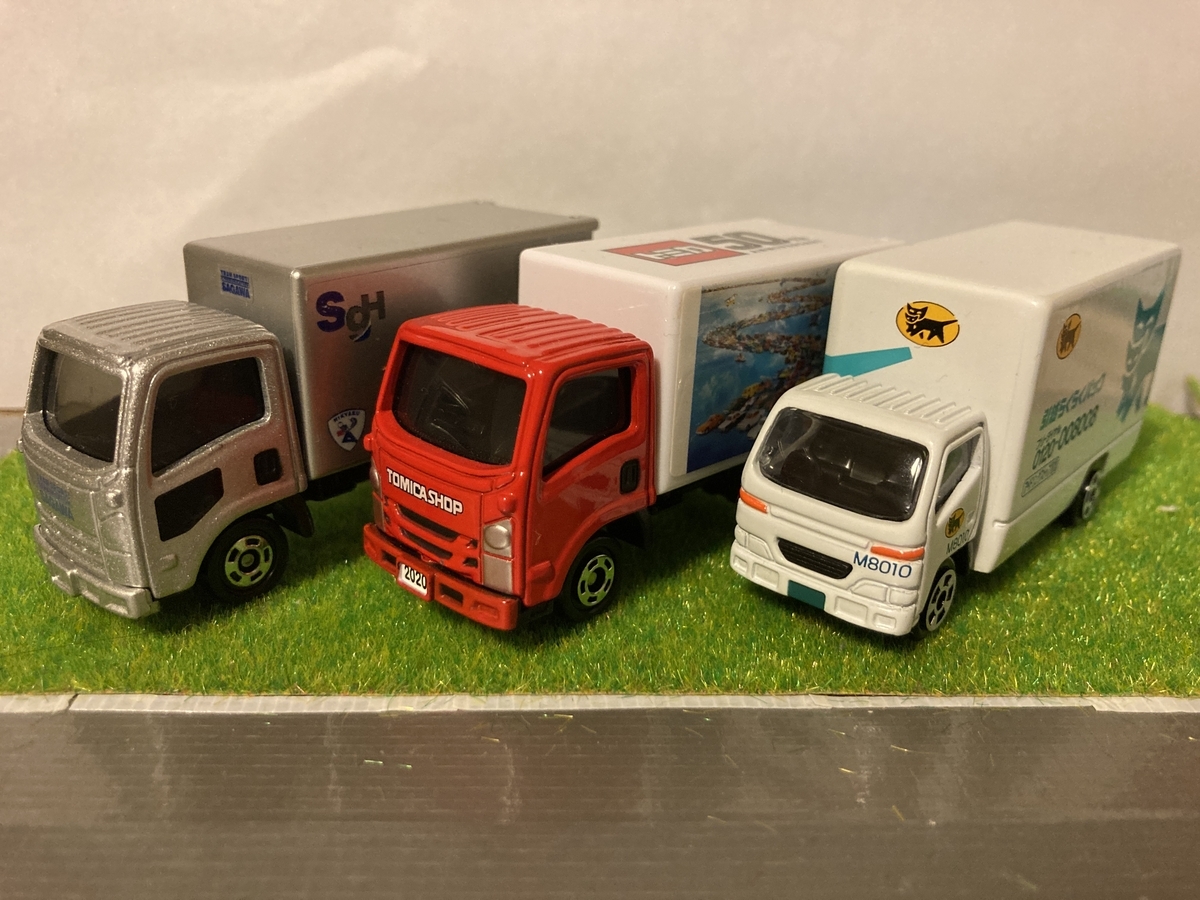 トミカ いすゞ エルフ 引越トラック 名鉄丸越特注