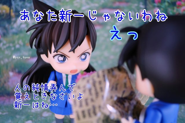名探偵コナン 工藤新一 毛利蘭 ねんどろいど コミック/アニメ