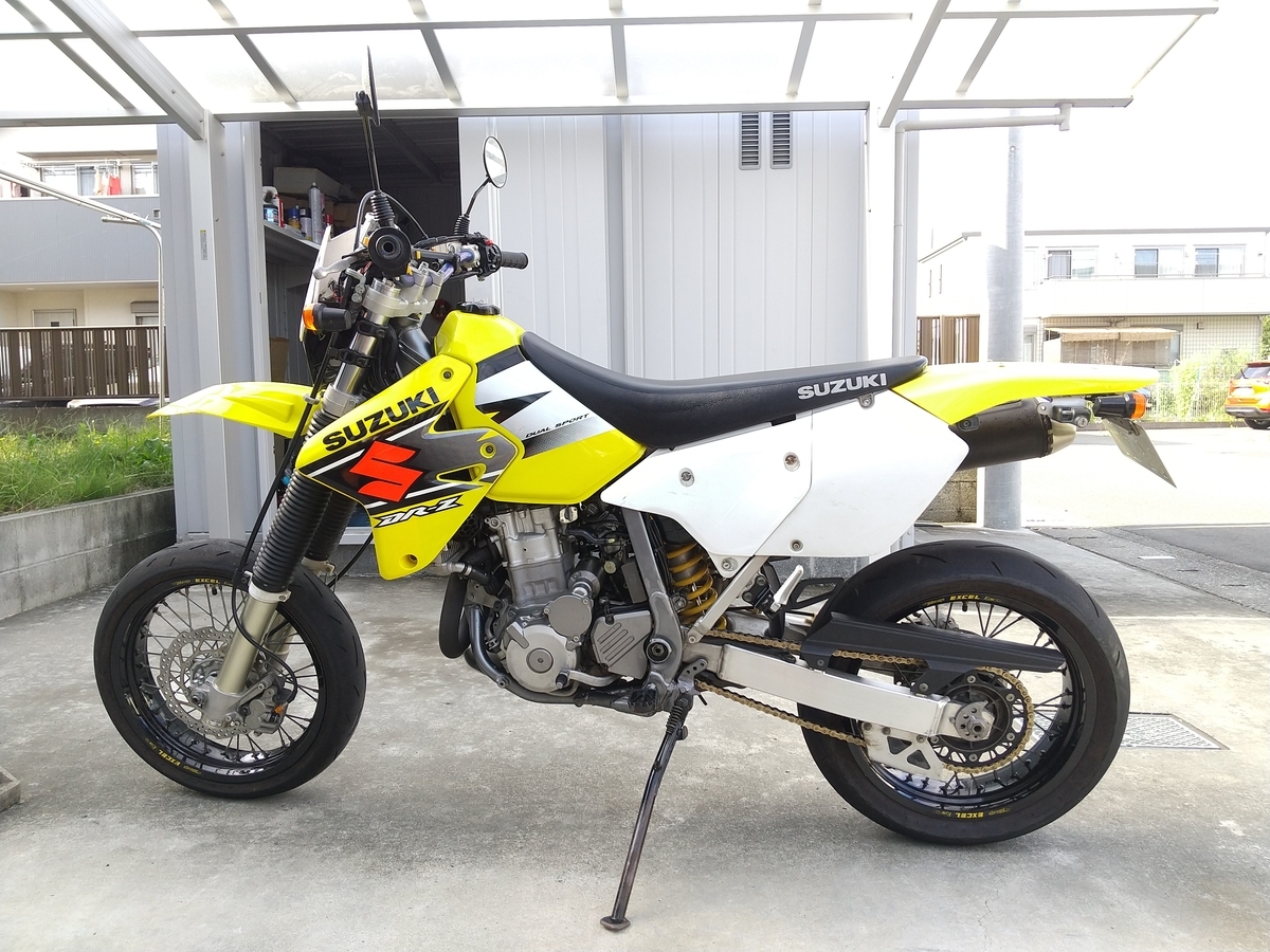 スズキ DR-Z400S SK43A 純正ホイール タイヤ付き　綺麗 スズキ DR-Z400S SK43A 純正ホイール タイヤ付き綺麗