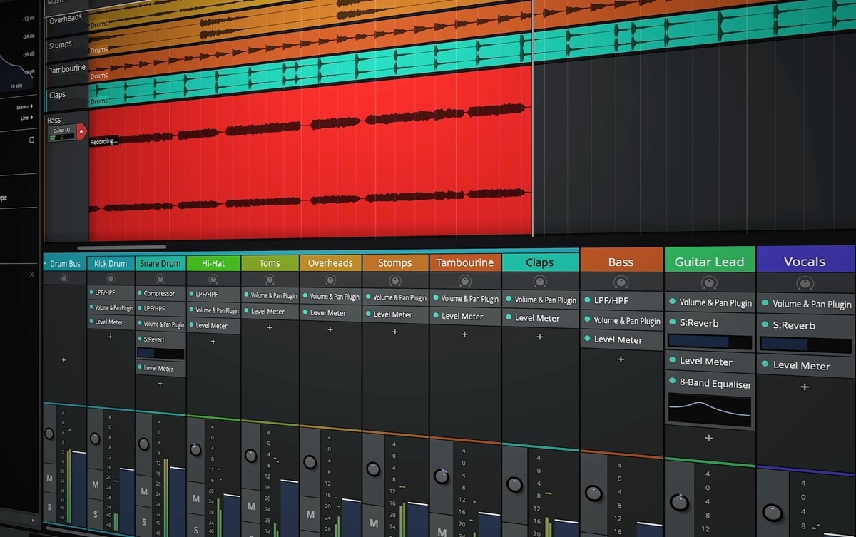 Tracktion Waveform Free には制限がありません