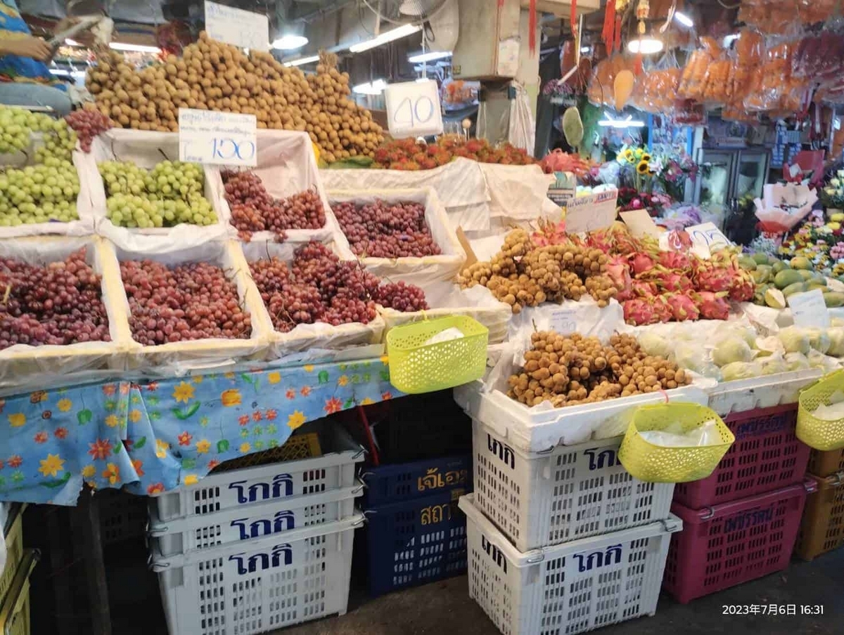 大学近くにあるローカル市場 - ナンバーワン市場 （นัมเบอร์วัน มาร์เก็ต Number One Market） - （バンコク・タイ）  - SabaayDii LAO Fromラオス、ビエンチャン