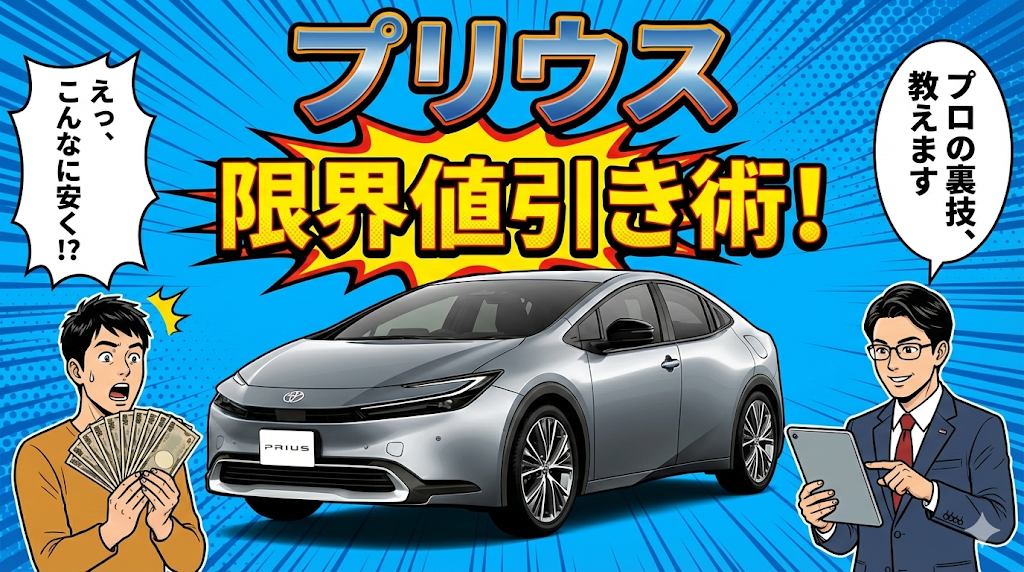 2026年最新・決定版】新型プリウス（60系）値引きの限界突破ガイド！元