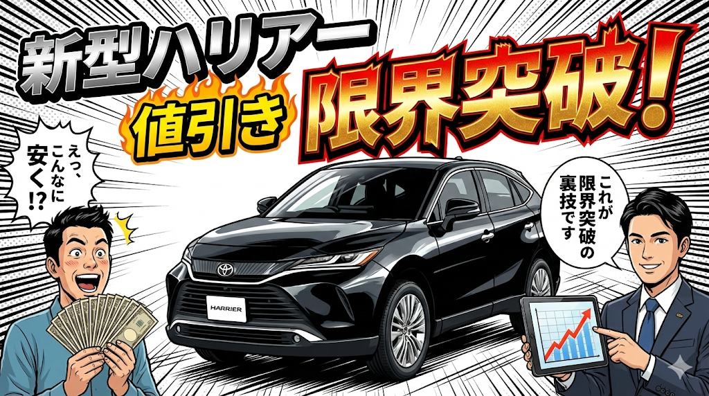 2026年最新版】新型ハリアー値引きの極意と限界突破の全技術：100万円 
