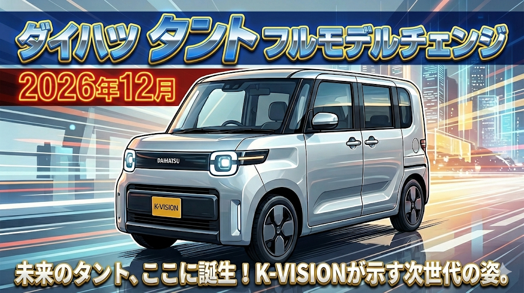 2026年最新】新型タント フルモデルチェンジの全貌｜発売日・価格