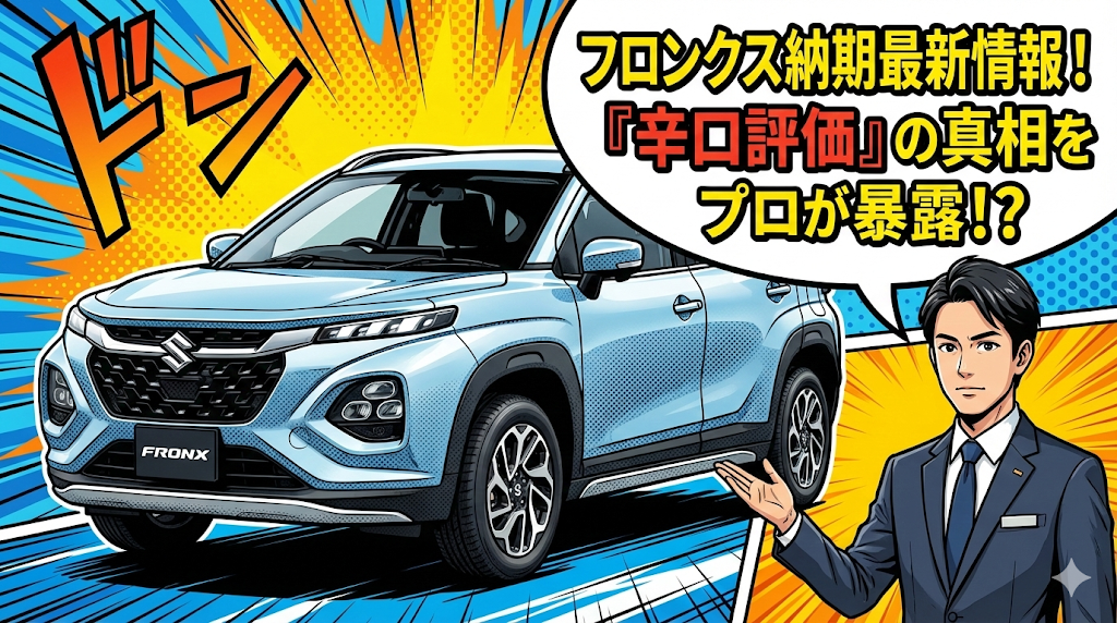 2026年最新】スズキフロンクス納期・辛口評価・4WD性能の「真実」と
