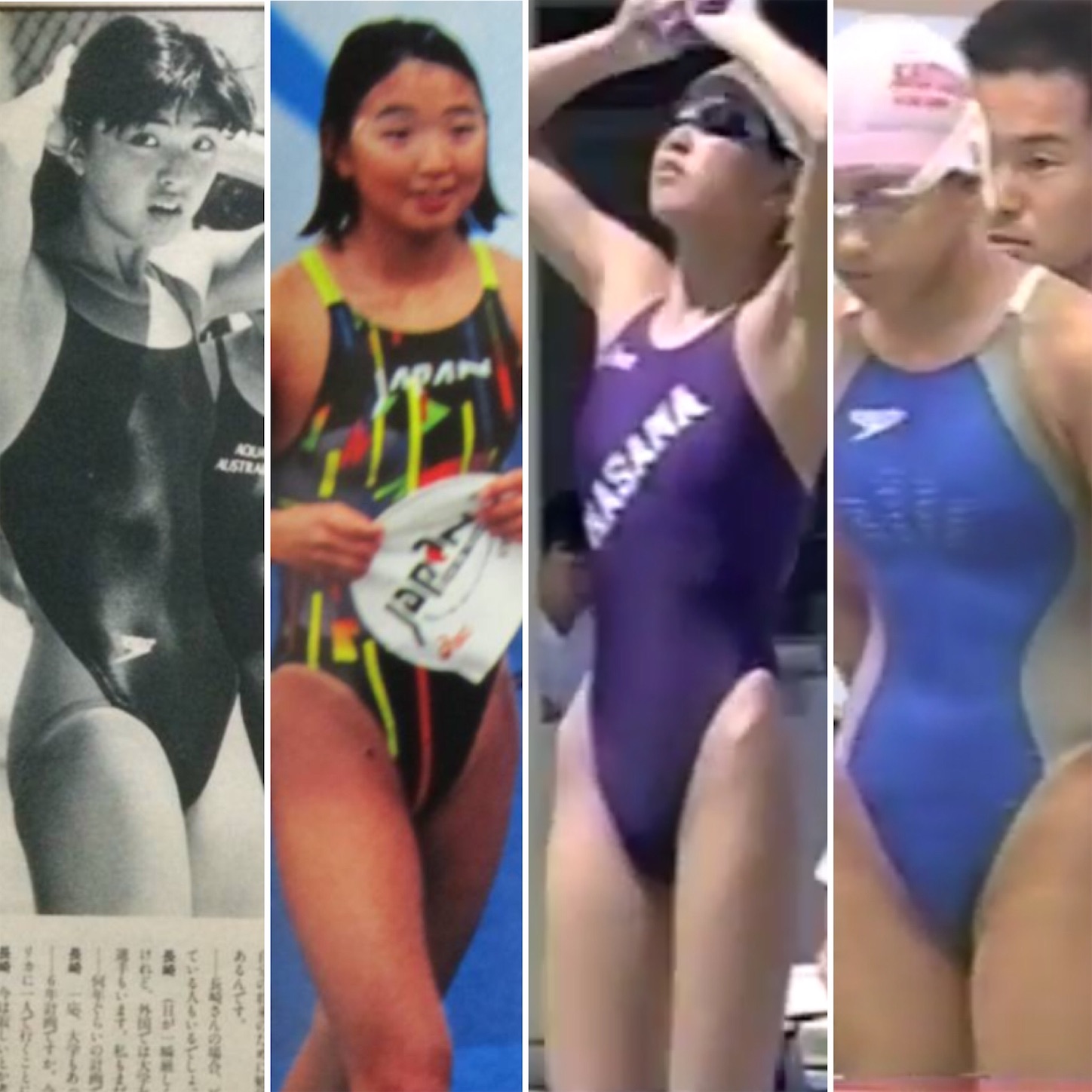 プロローグと 日本における女子競泳水着の歴史 ハイレグ競泳水着最高