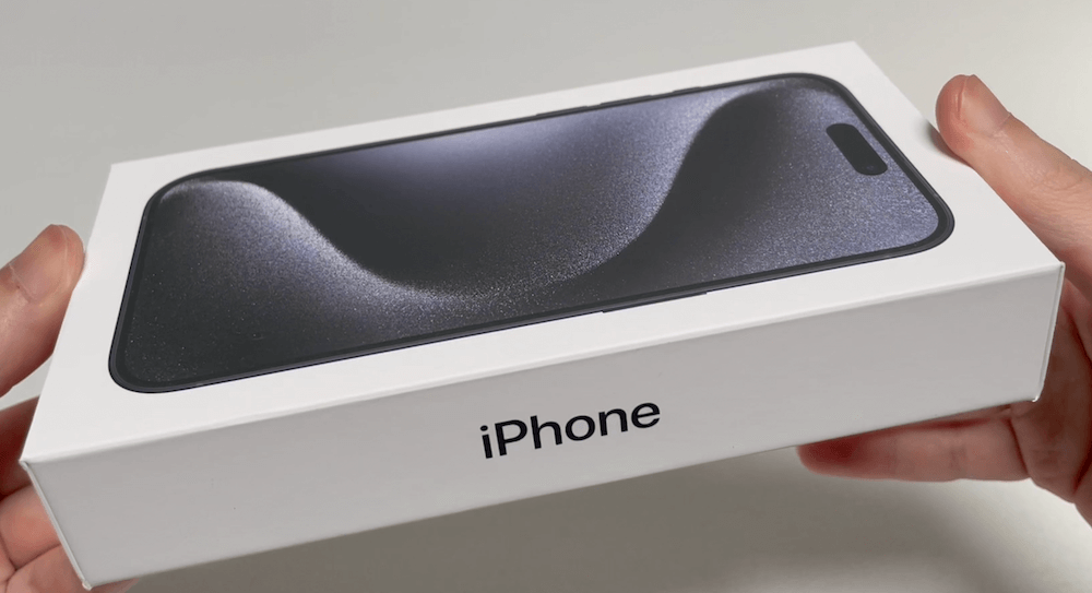 iPhone15Pro 256㎇　本体　箱あり　新品ケーブル付き 箱・充電ケーブル@iPhone 15 Pro Max 256GB ホワイト