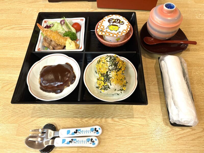 指宿こころの宿で2歳娘用に出していただいた夕食