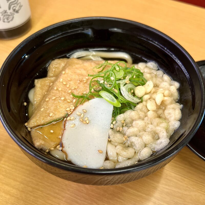 2歳8か月の娘が食べたスシローのきつねうどん(麺のみ)