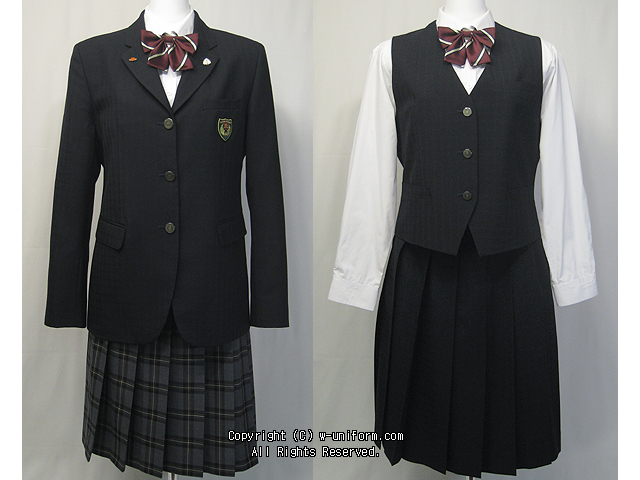 制服］横浜市立東高等学校 冬・夏用ズボン付