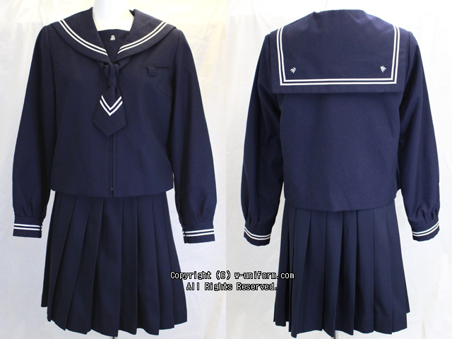 学校名不明セーラー服セット（冬）