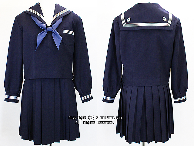 2022年5月25日：制服入荷情報 学校名不明セーラー服セット - w