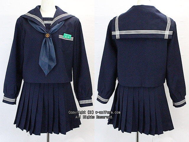 HAT030　数量1　姫路市立　 飾磨東中学校　女子冬セーラー服 制服上衣　7-55 2023年1月11日：制服入荷情報 姫路市立山陽中学校 - w-uniformのブログ