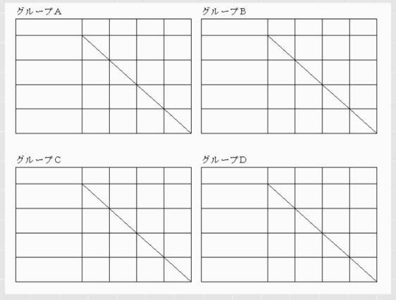 Wordの罫線でトーナメント表を作成するにはセルの分割で再分割をする わえなび ワード エクセル問題集 Waenavi